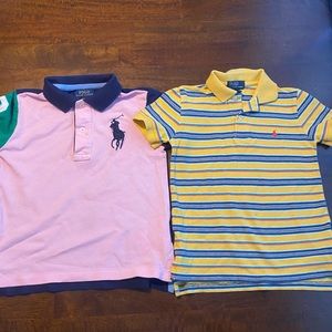 2 Polo by Ralph Lauren Shirts! Youth Boys size 5